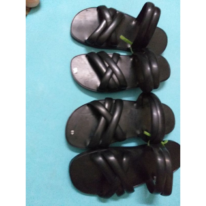 Dép Cao Su Bác Hồ Màu Đen