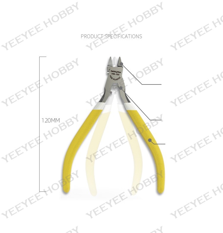 DỤNG CỤ HOBBY MIO - HM-105 - KỀM CẮT MÔ HÌNH LƯỠI ĐƠN