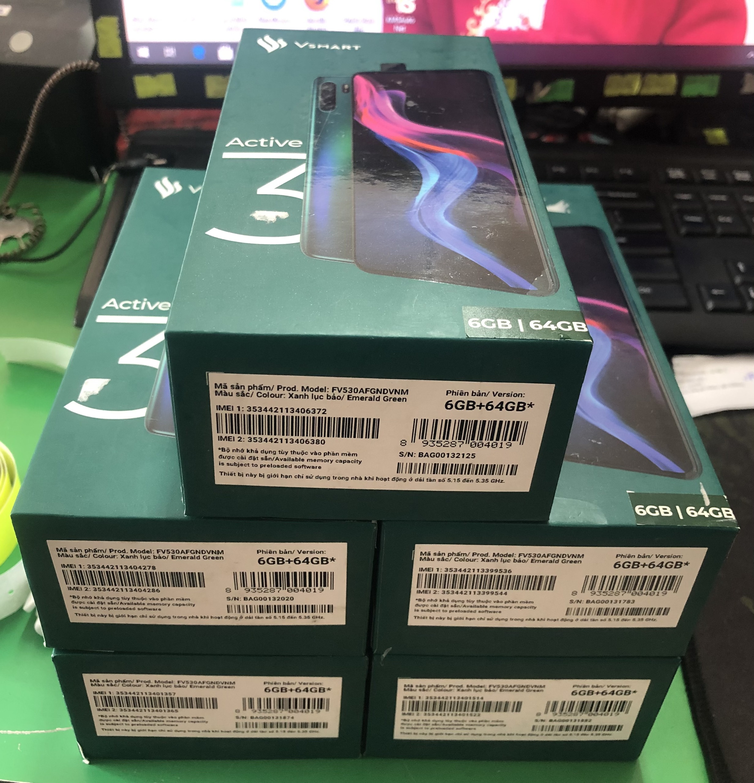 Điện Thoại Vsmart Active 3 (6gb/64gb) Hàng 99%