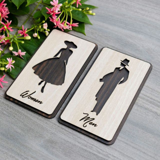 Bộ bảng toilet (Men - Women)
