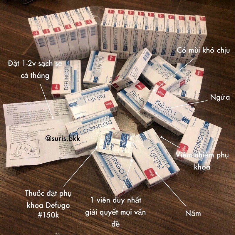 Viên Đặt Phụ Khoa DEFUNGO - Thái Lan