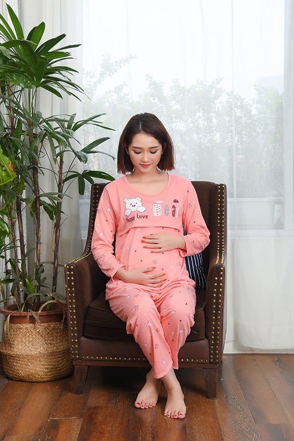 Bộ Bầu Và Sau Sinh Beer, 100% cotton