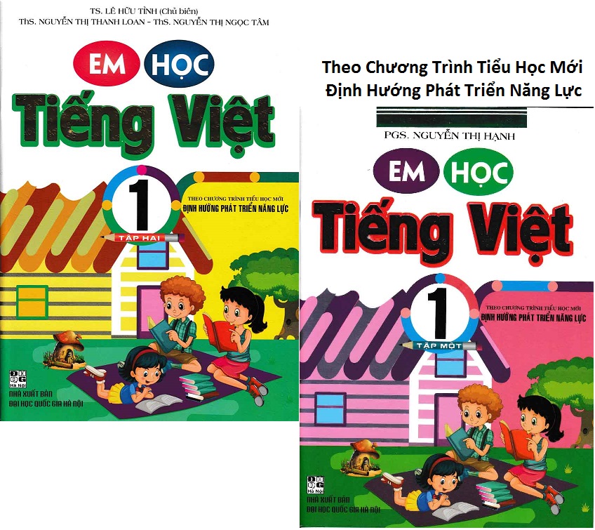 [HCM]Combo Em Học Tiếng Việt Lớp 1 (Tập 1 + Tập 2) - Theo Chương Trình Tiểu Học Mới Định Hướng Phát Triển Năng Lực