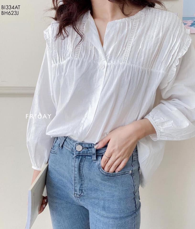 Áo Sơ Mi Nữ Dài Tay [CHAM STORE]