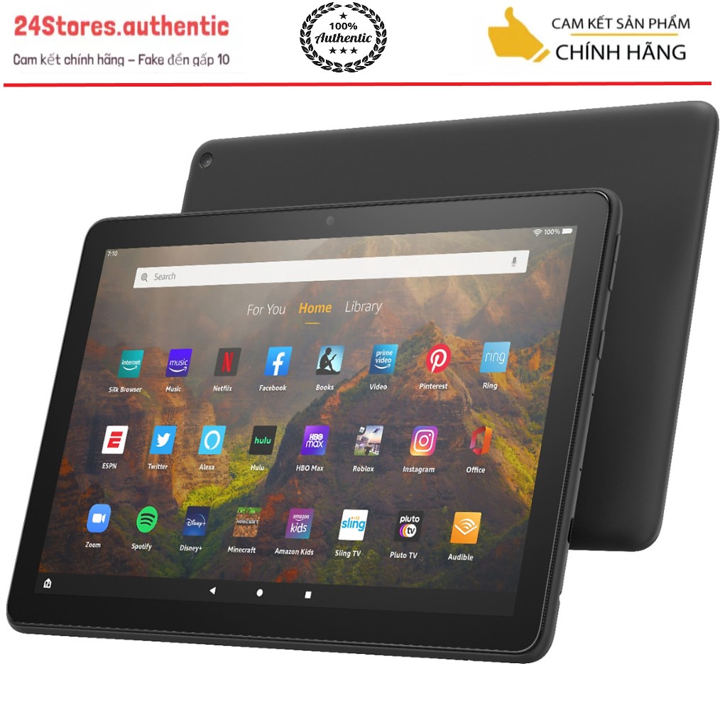 Nguyên Seal  Máy Đọc Sách Kindle Fire HD 10 bản 32GB, RAM 3GB, màn hình