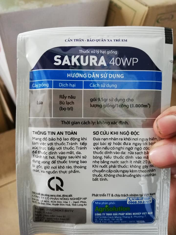Sakura 40WP - Xử lý hạt giống