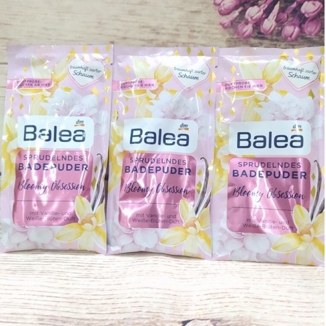 Bột tắm tạo bọt Balea dạng gói