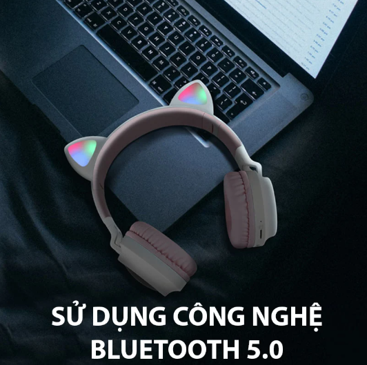 tai nghe bluetooth tai mèo