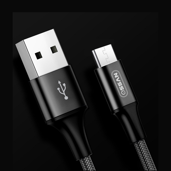 Cáp sạc nhanh Micro Usb Ossan dài 1m chíp đời mới OS-C1M100pro