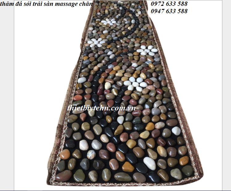 Thảm đá sỏi trải sàn massage chân