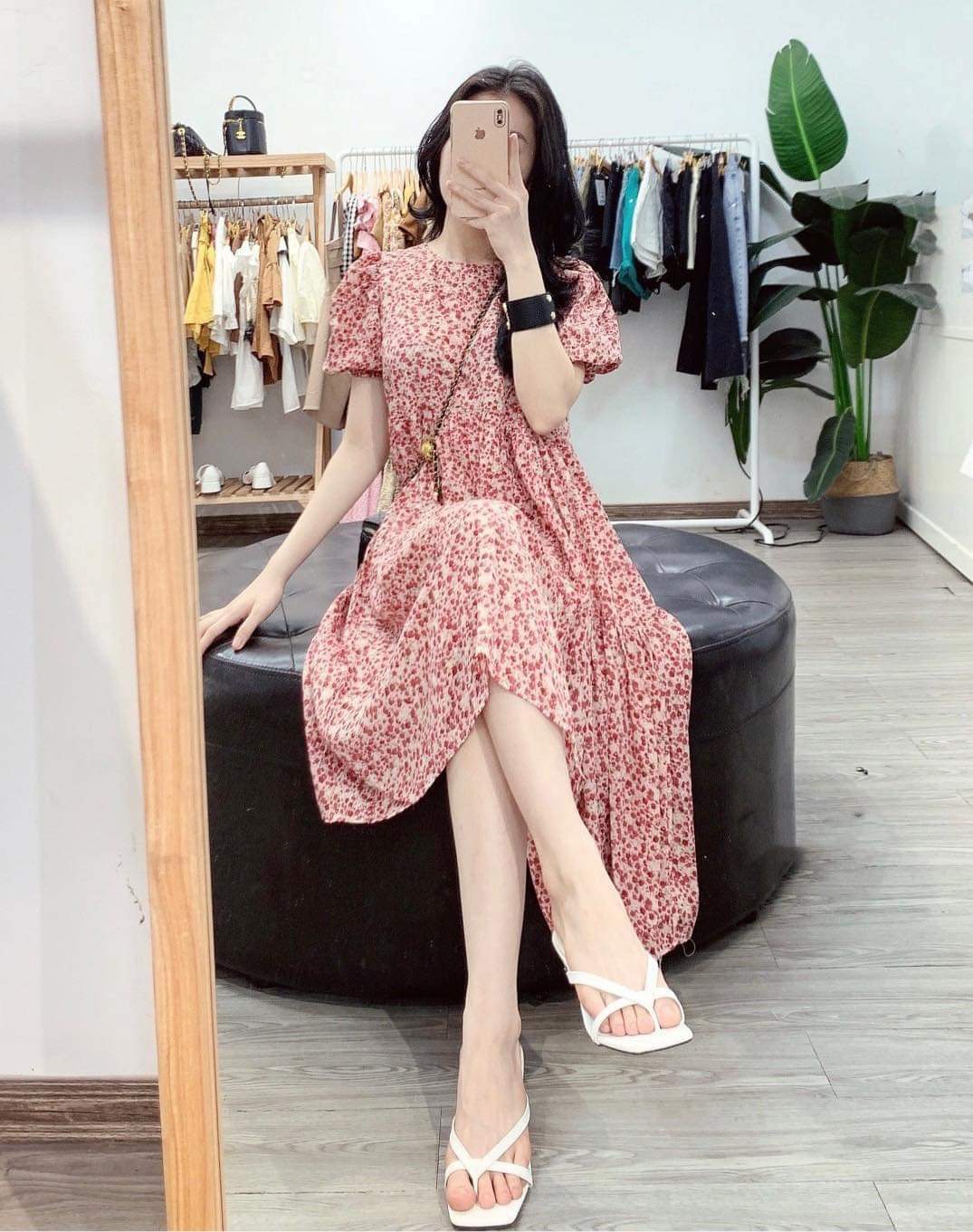 Set đồ nữ bigsize họa tiết CN Quảng Châu cao cấp chân váy xếp ly đi chơi dự  tiệc thương hiệu thời trang D&R S015 - Tìm Voucher