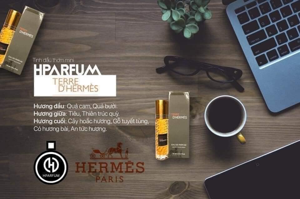 Nước hoa mini Pháp Hparfum HERMES PARIS Nữ dạng lăn 12ml