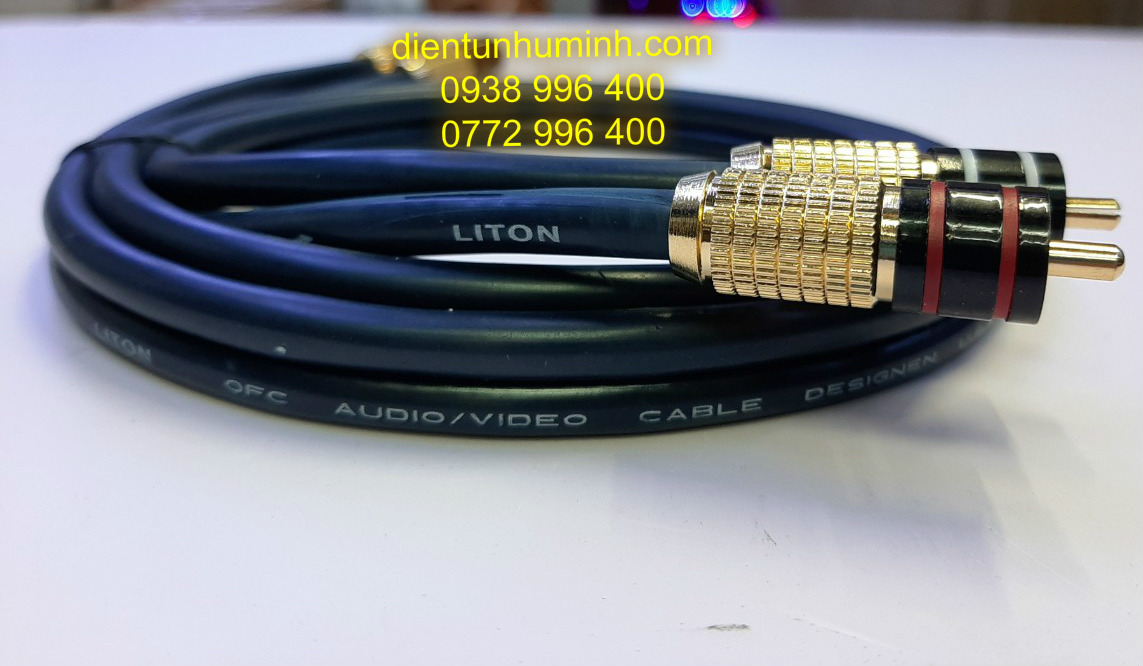 Dây AV LITON Xanh 1m