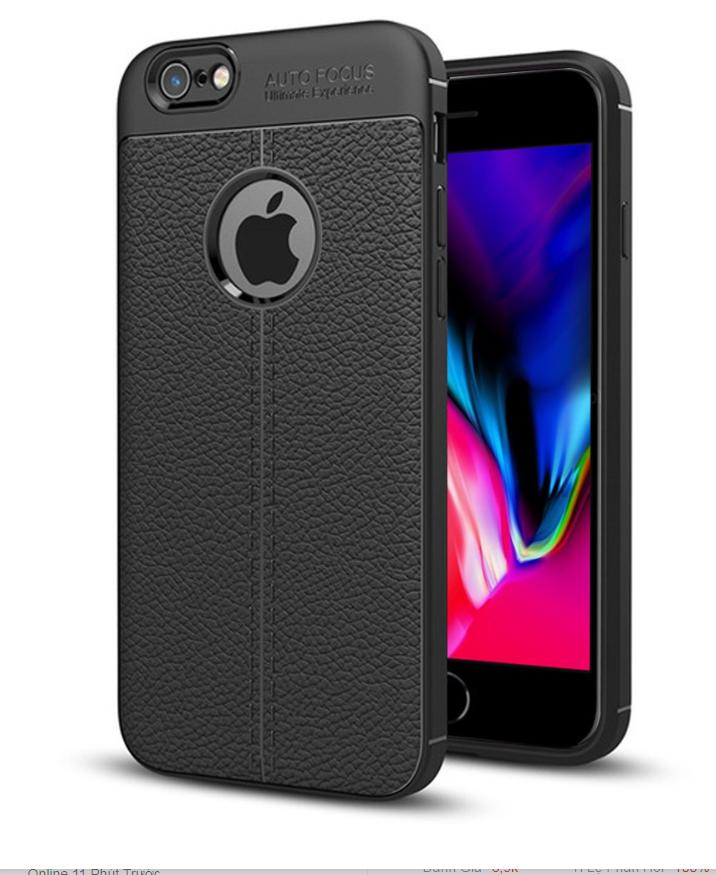 [HCM]Ốp lưng IPhone 6 Plus/6s Plus silicon da chống sốc Auto Focus-vyvyshop