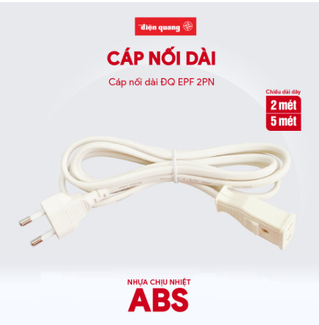 Dây cáp điện nối dài ĐQ EPF 2PN