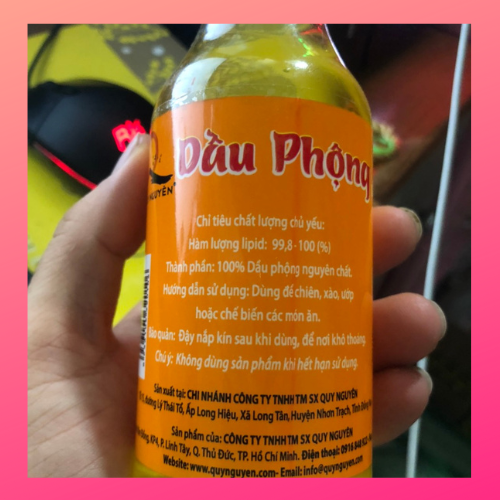Dầu phộng Quy Nguyên chai 250ml