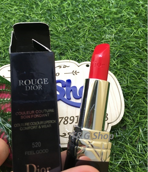 Son Rouge Dior 520 Hồng Đỏ cá tính