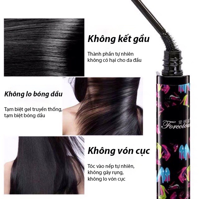 Mascara Chuốt Tóc Chính Hãng Forcolour Giữ Nếp Tóc, Làm Gọn Tóc Con