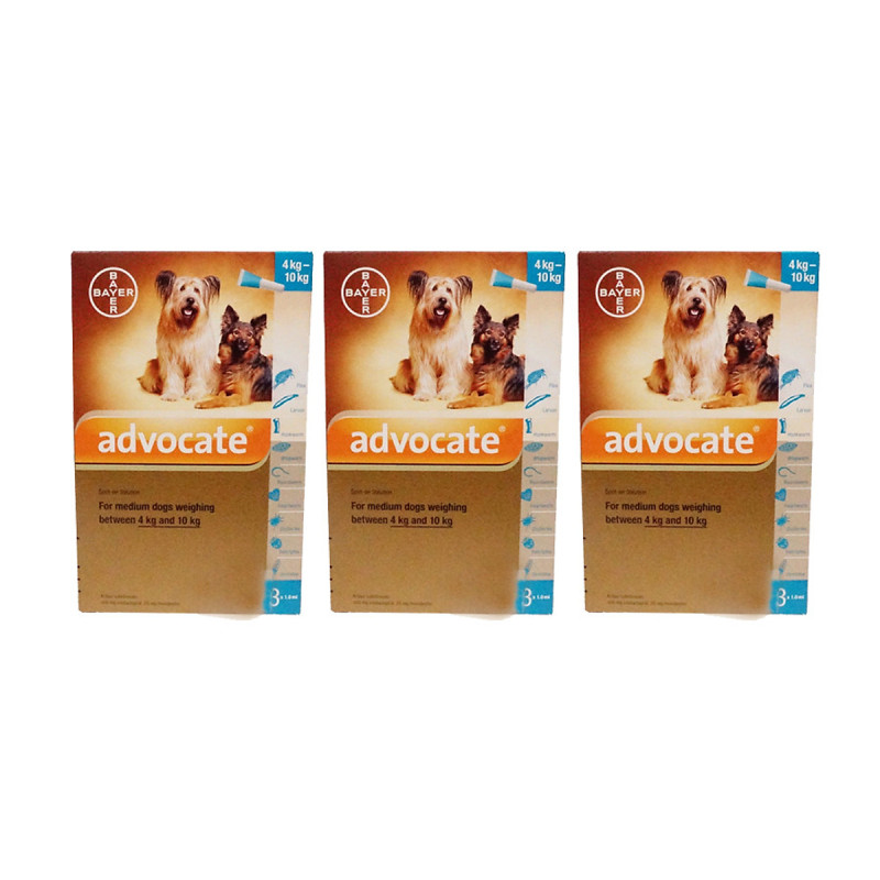 Nhỏ Gáy Trị Ký Sinh Chó Advocate 4-10kg