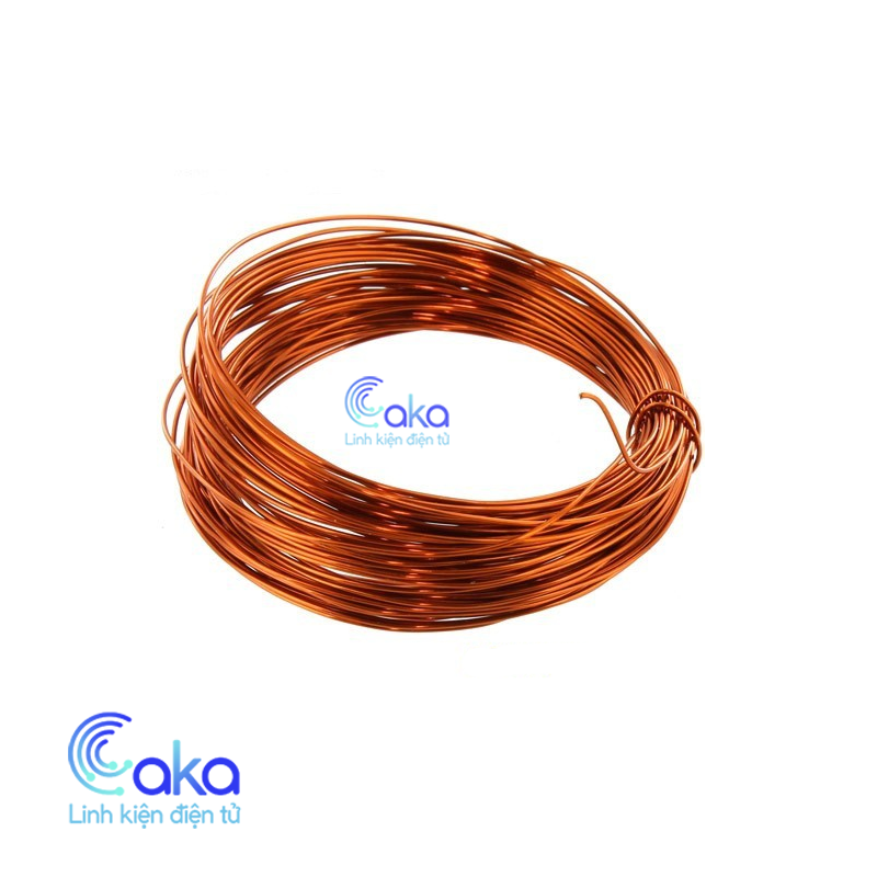 Cuộn Dây đồng 0.3mm 100g bọc cách điện