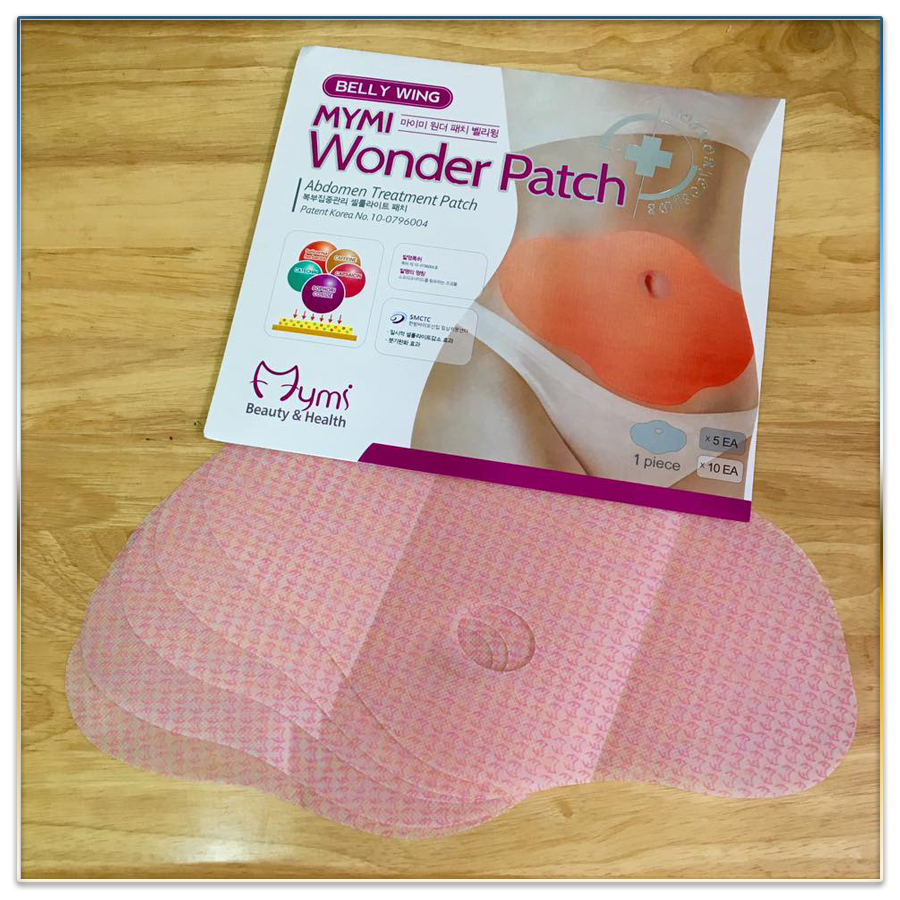 Bộ 10 Miếng Dán Tan Mỡ Bụng Mymi Wonder Patch Hàn Quốc