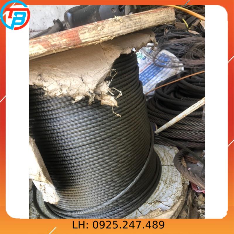 Dây Cáp thép phi 8 (lụa chống soắn ) dây cáp cẩu
