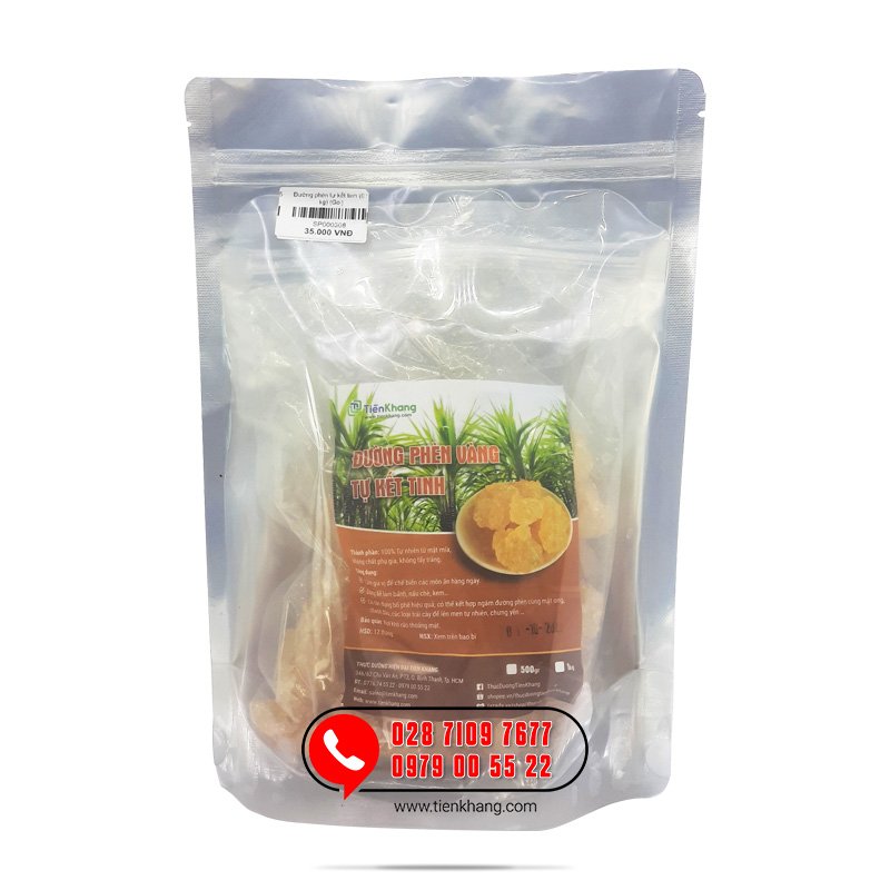 Đường Phèn Vàng Tự Kết Tinh