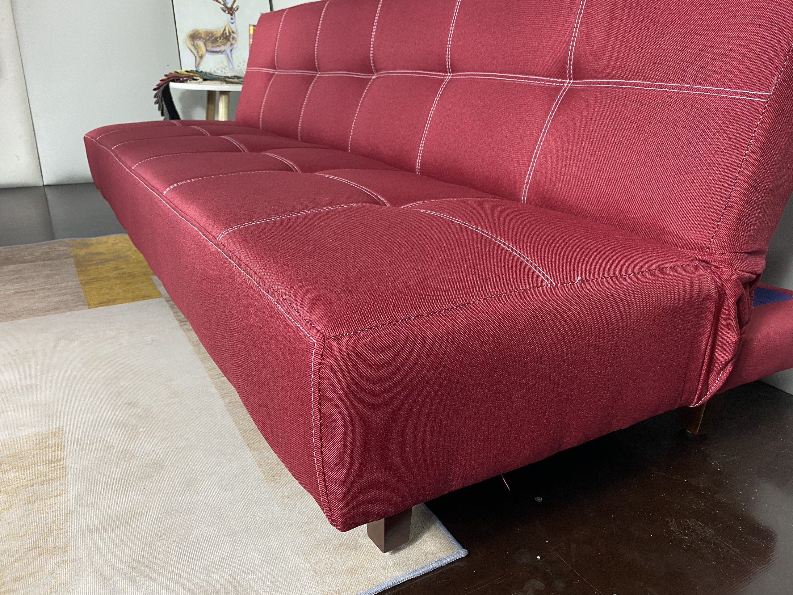 Sofa bed. Ghế giường đa năng. Màu đỏ.