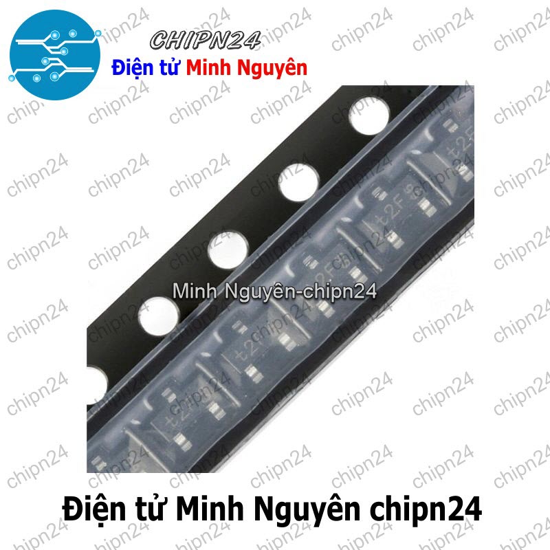 [10 con] (G4.1) Transistor Dán MMBT2907 (W2F T2F) SOT-23 PNP 600mA 60V (SMD) (PMBT2907A 2907) - HH005569