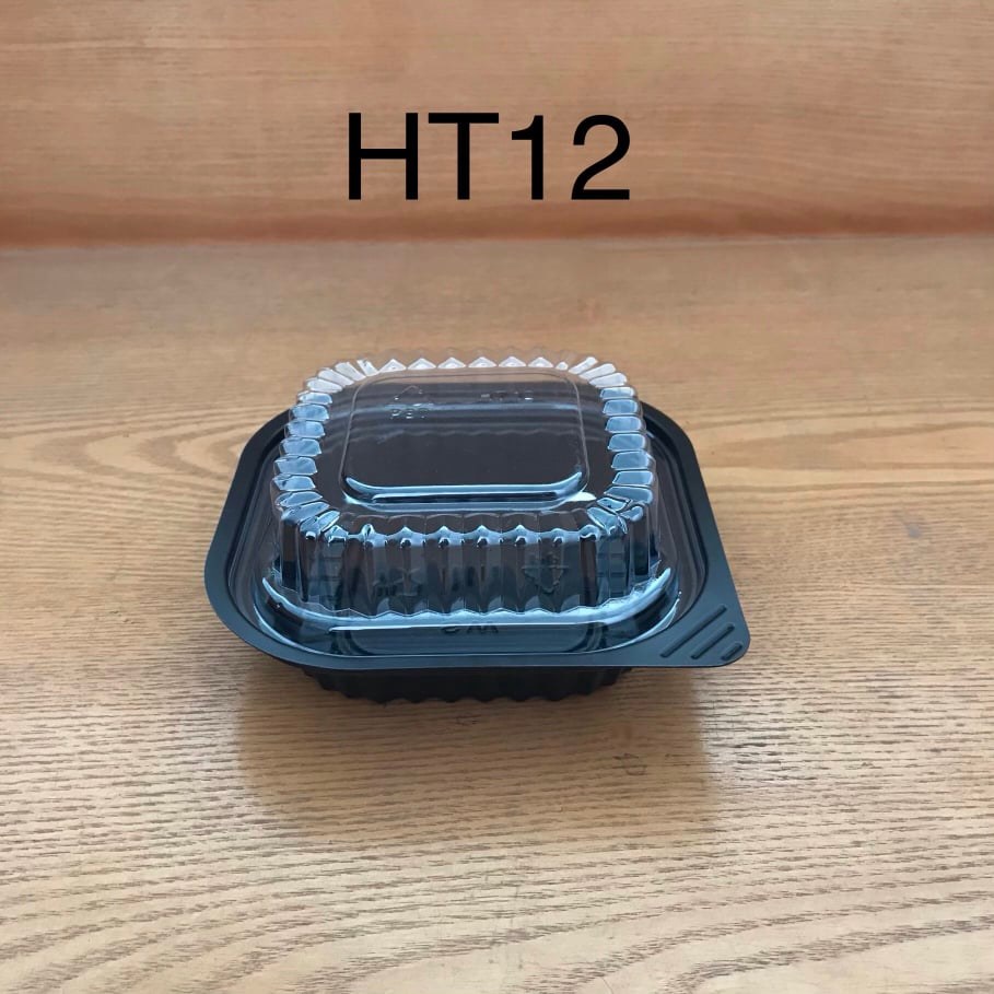 Hộp nhựa đế đen ht12 dùng 1 lần