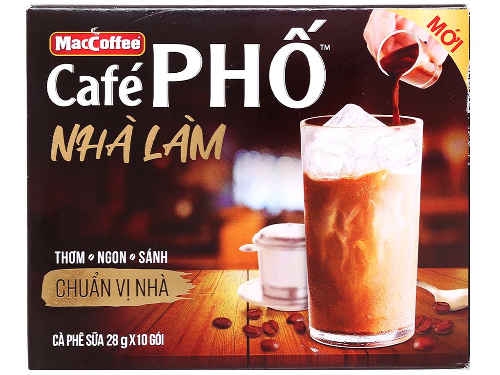 Cà Phê Phố Nhà Làm MacCoffee 28gx10