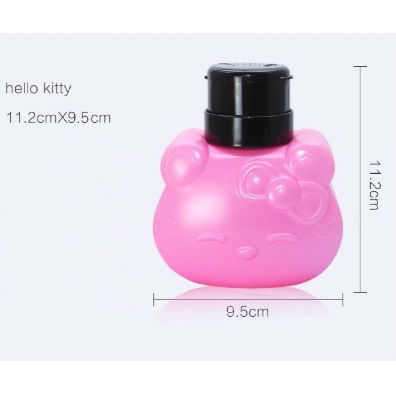 Bình Đựng Acetone, Cồn, Nước (Hình Hello Kitty) hàng đẹp