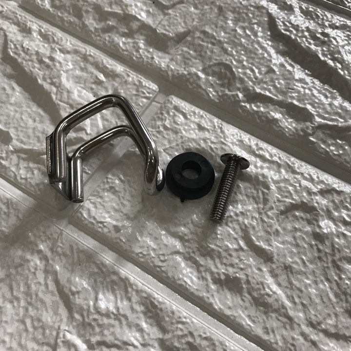 Móc treo đồ inox gắn xe máy