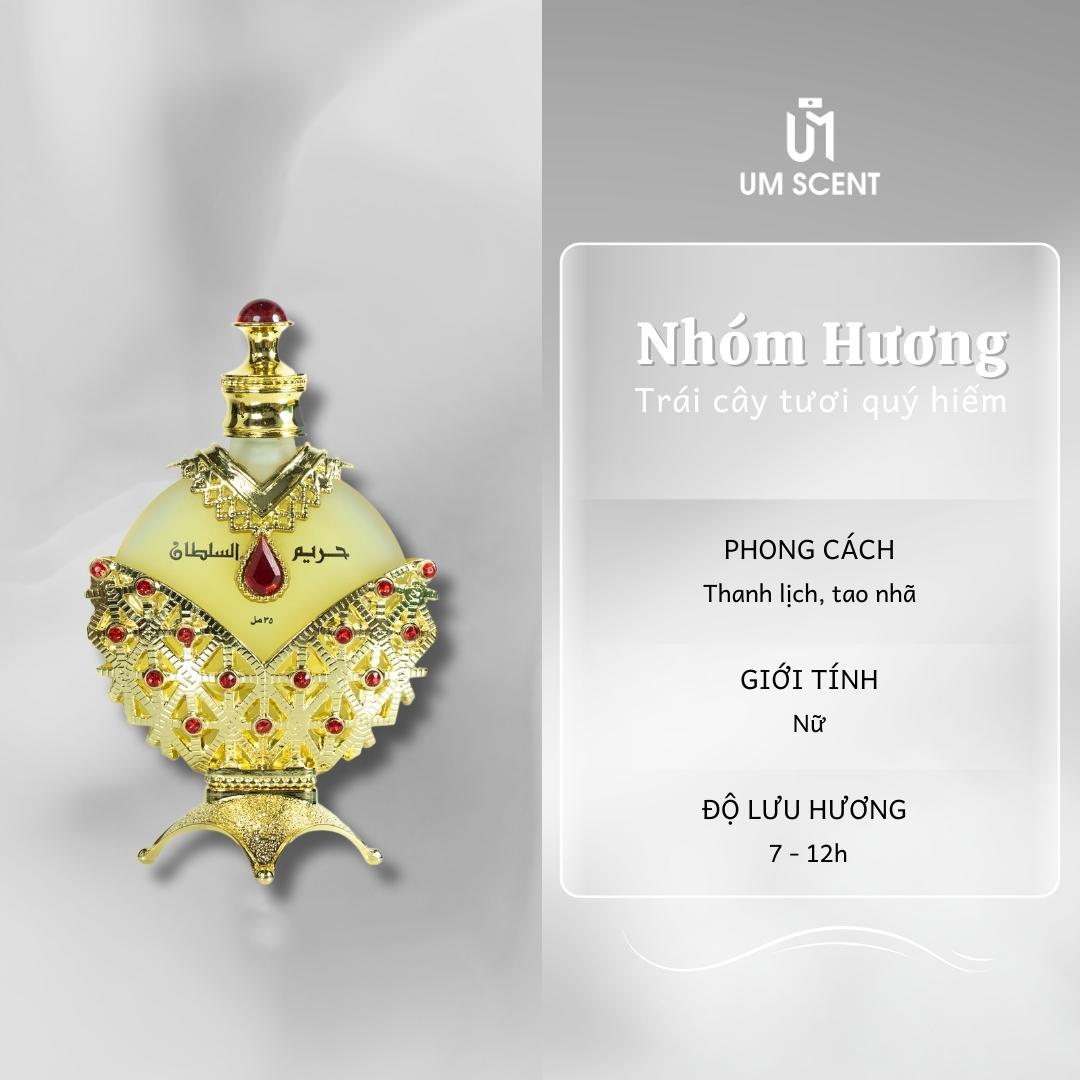 Tinh Dầu Nước Hoa Nữ Hareem Al Sultan 35ml