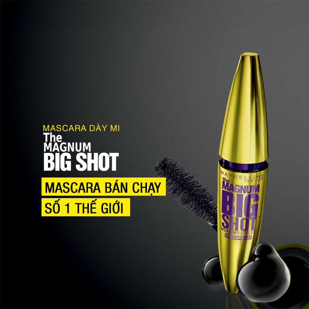 (Có Quà Tặng) Mascara Maybeline , Chuốt Mi Maybeline vàng