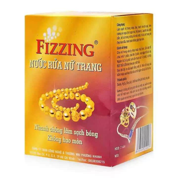 Combo 3 Hộp Nước Rửa Nữ Trang, Nước Rửa Trang Sức Vàng Bạc Fizzing Dung Tích 35ml, Làm Sạch Và Làm Sáng Vàng Bạc, Hoàn Toàn Không Gây Hao Mòn