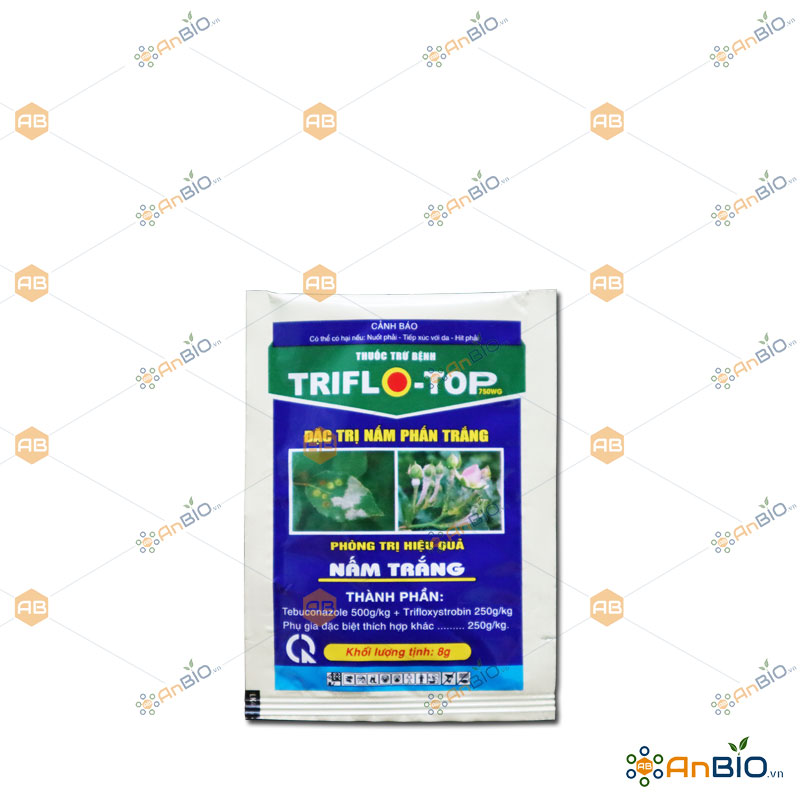 THUỐC TRỪ BỆNH TRIFLO-TOP 750WG Gói 8g ĐẶC TRỊ NẤM PHẤN TRẮNG - C4.1046