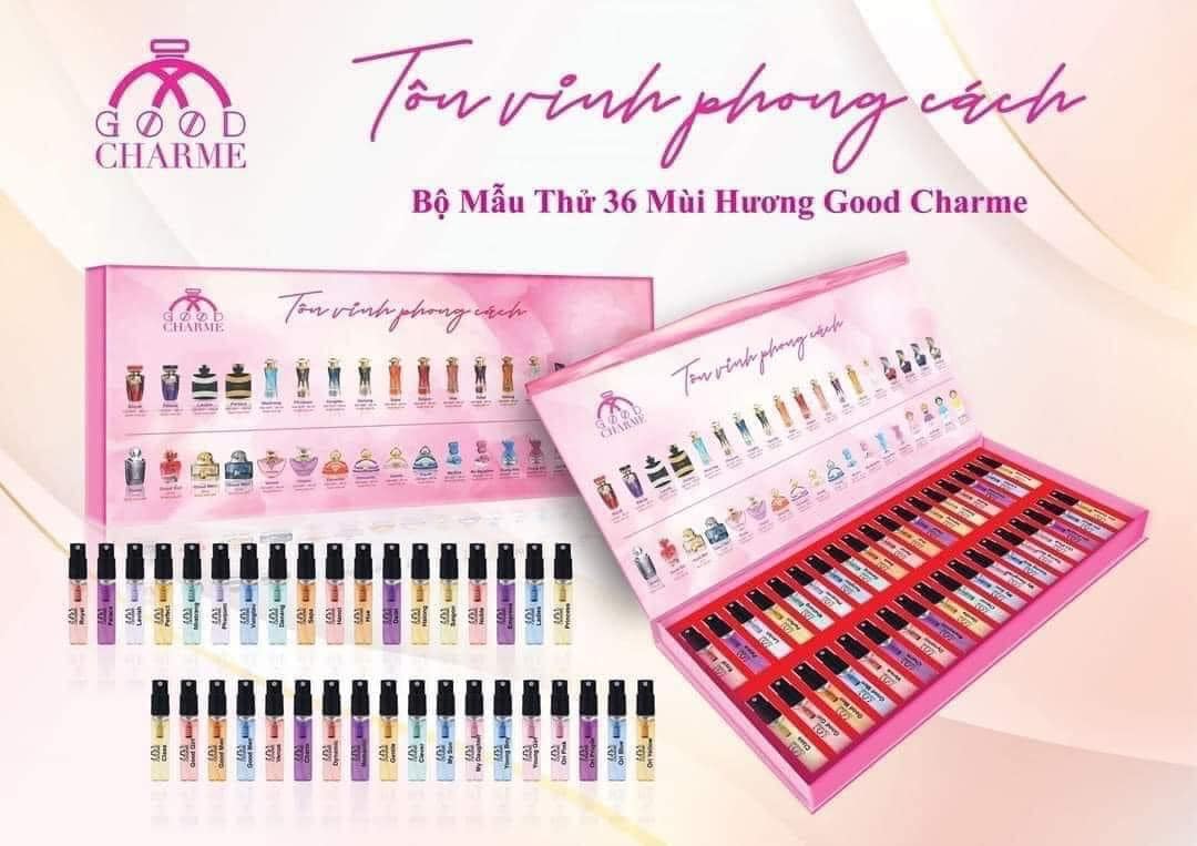 BỘ THỬ 36 MÙI DẠNG XỊT NƯỚC HOA GOOD CHARME