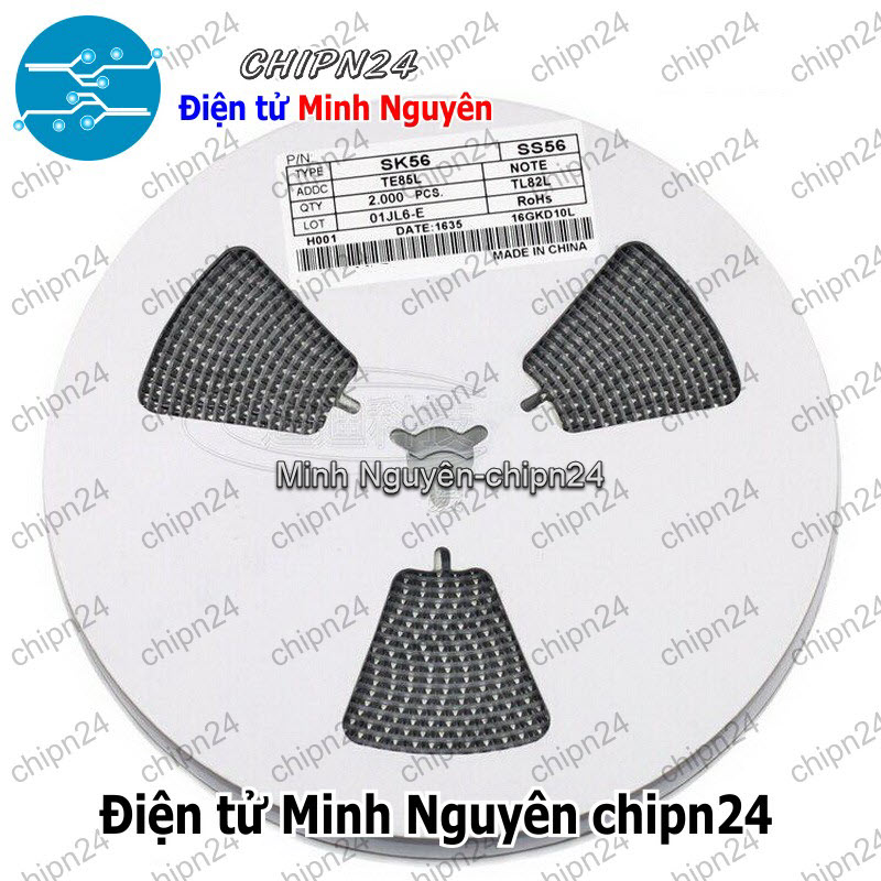 [5 con] (G7) Diode Dán SS56 SMA 5A 60V (SMD) (4.3x2.6mm) (Diode xung) - HH004094