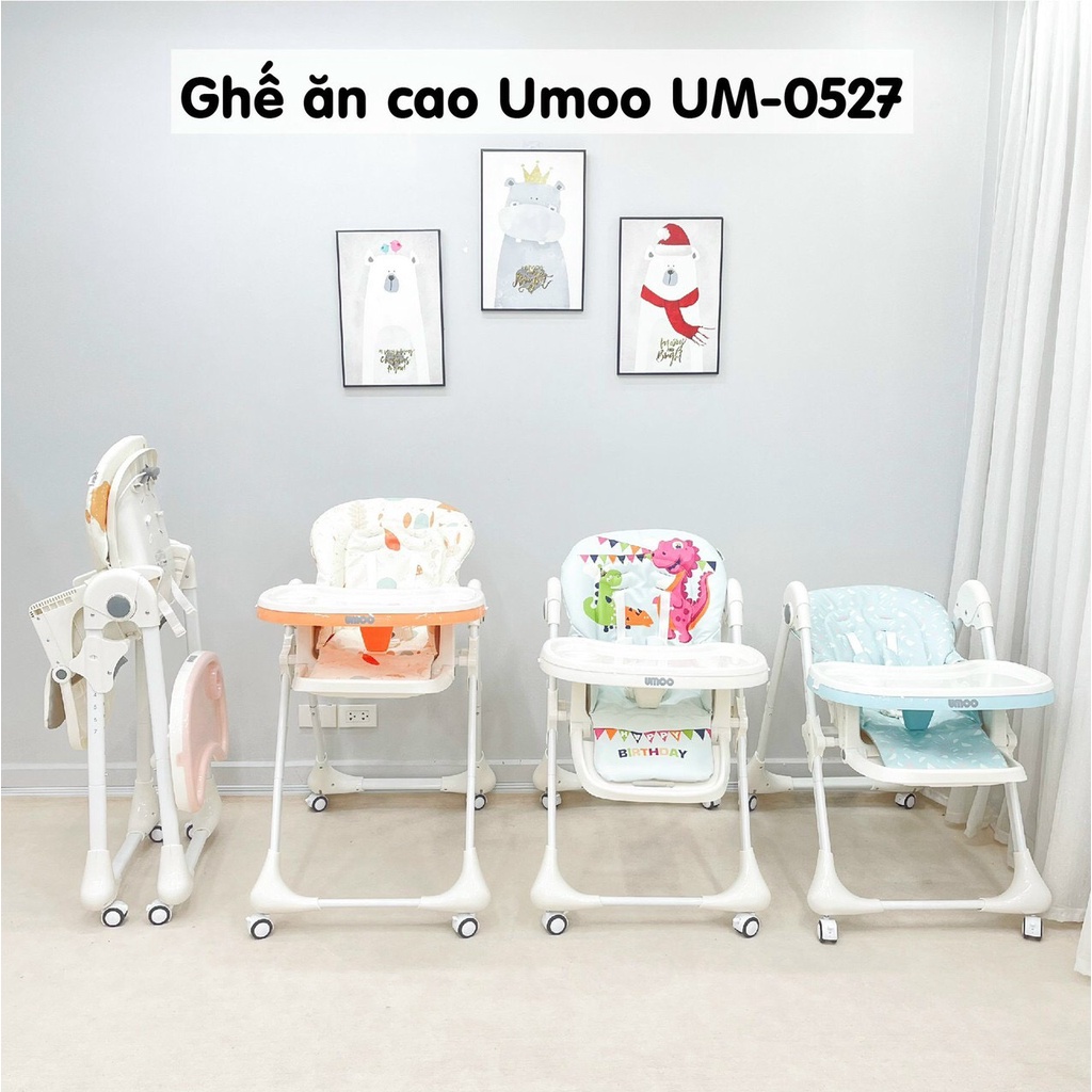 Ghế Ăn Dặm Umoo Chỉnh Độ Cao