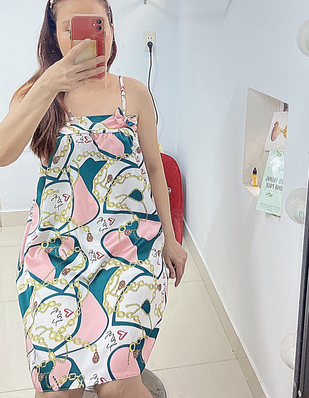 ĐẦM PHI LỤA MỀM HOẠT HÌNH DƯỚI 60kg