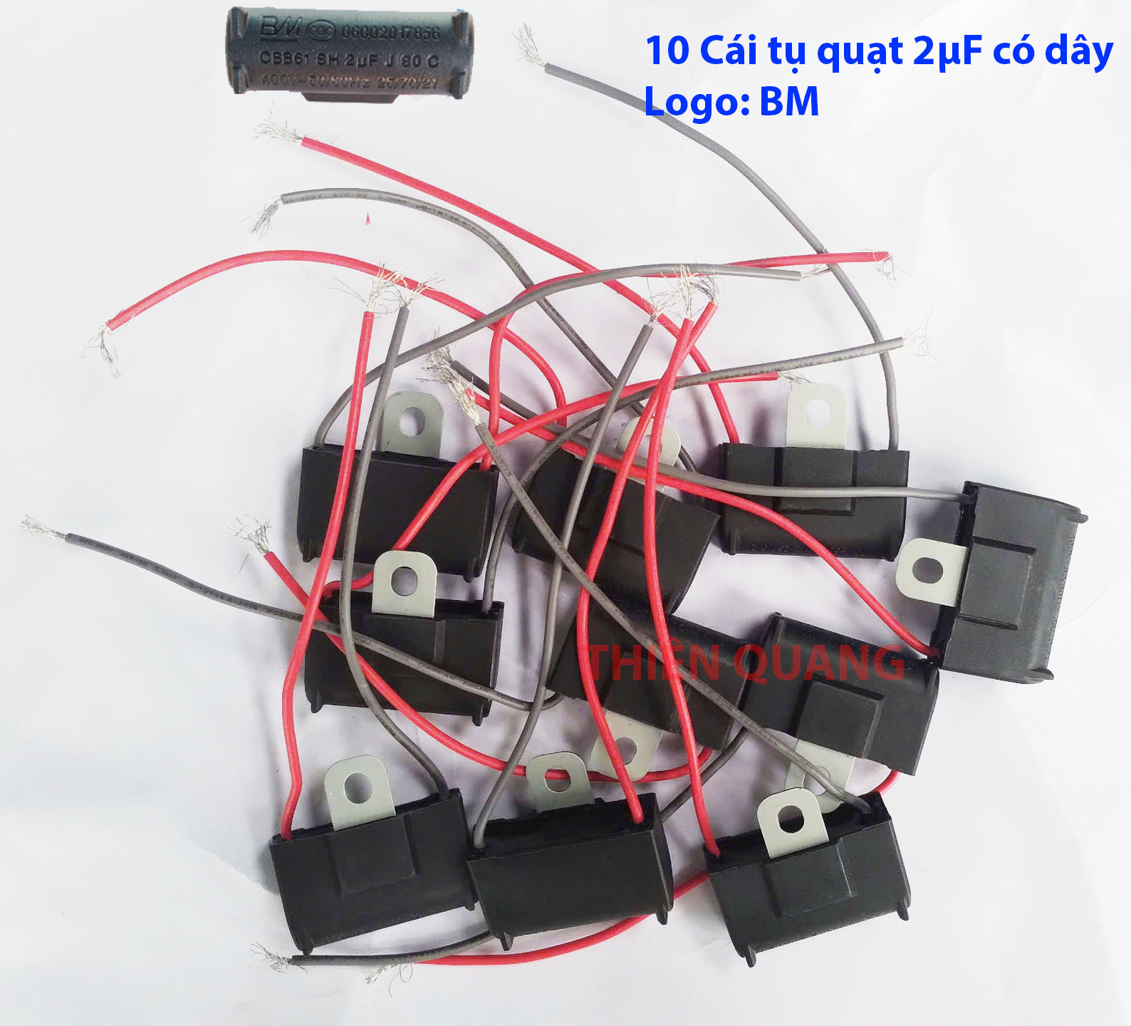 5 cái tụ quạt, 10 tụ điện quạt (capa quạt)