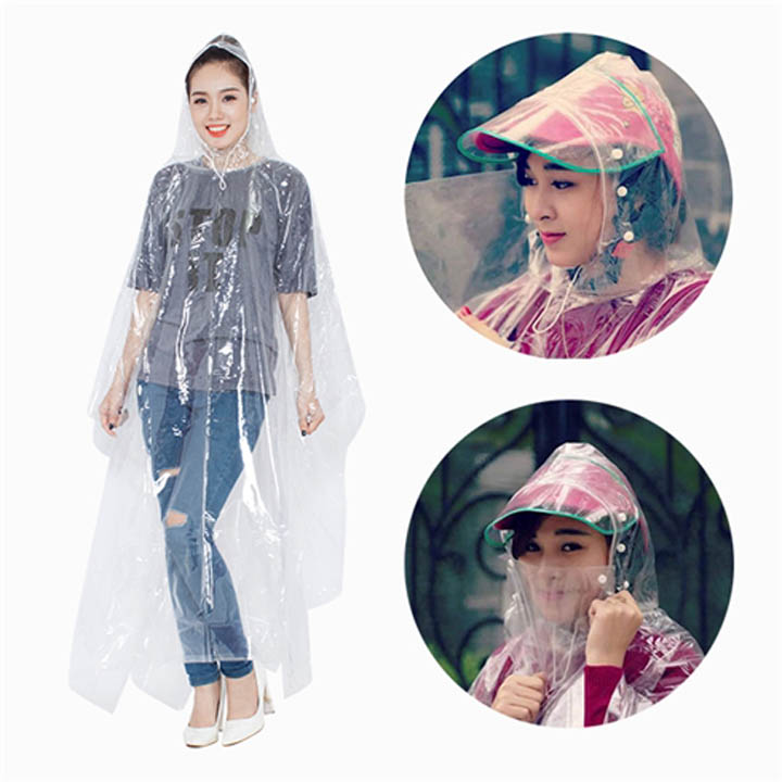 ⛔FREESHIP⛔ Áo mưa đơn trong suốt (LOẠI ĐƠN TRONG)