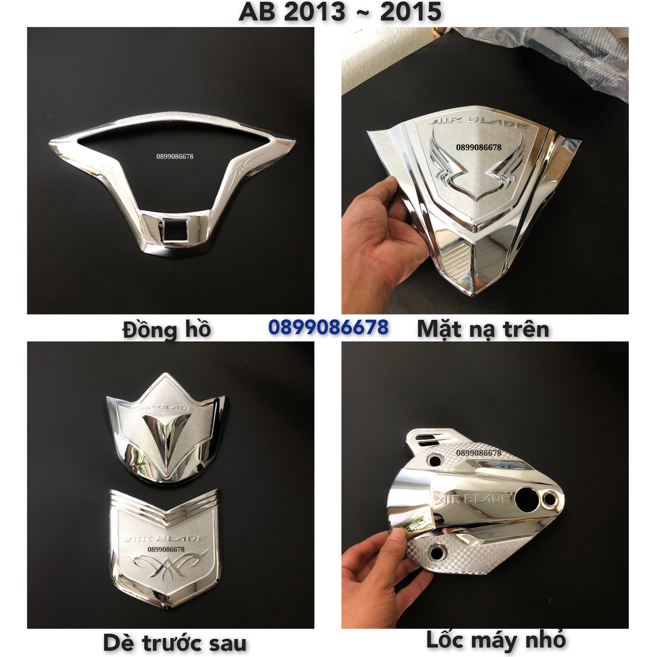 Ốp Xe Honda Air Blade (AB, AirBlade) 2013 - 2015
