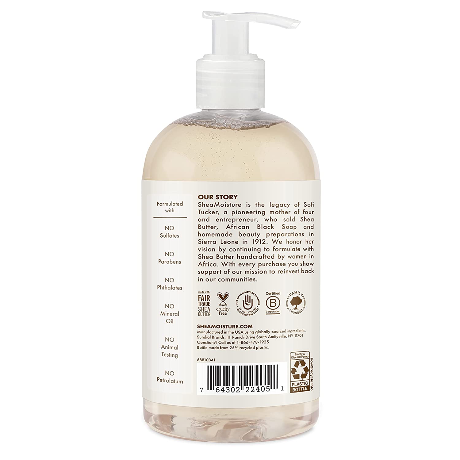 Sữa tắm gội cho bé Shea Moisture dung tích 384ml