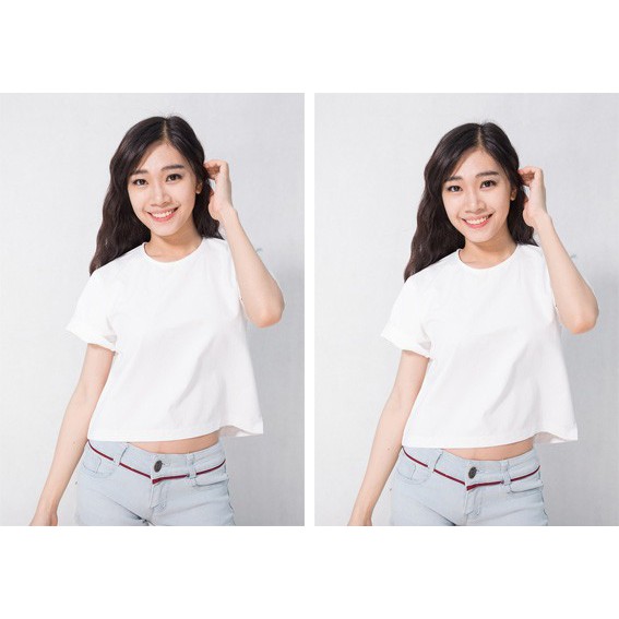 Áo croptop thụng tay lỡ KAN2102