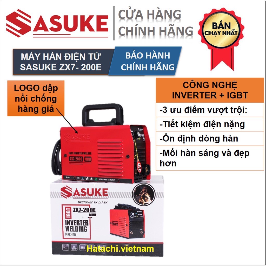 Máy hàn - máy hàn điện tử sasuke - zx7 200e