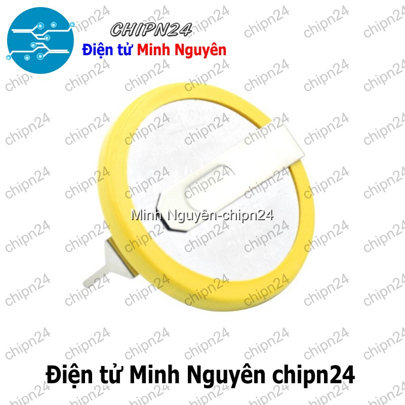 [1 viên] Pin vàng CR2032 Hàn chân Cắm - HH002327