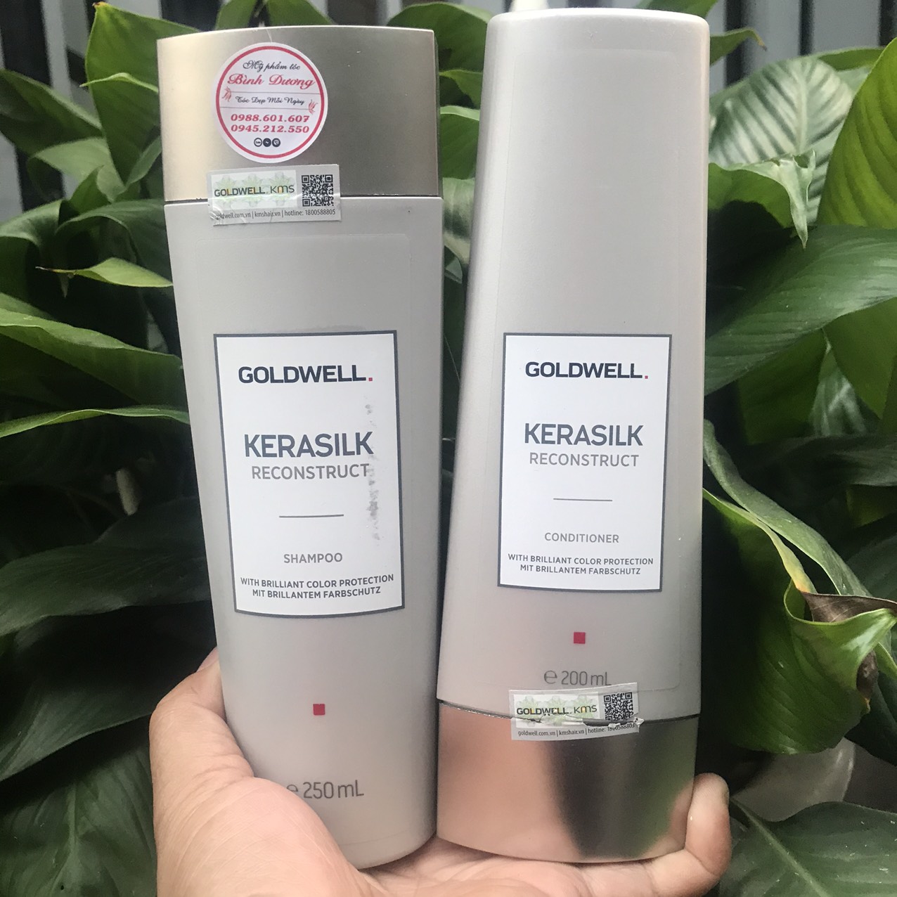 Dầu gội xả siêu phục hồi Goldwell Kerasilk Reconstruct 250ML/200ML
