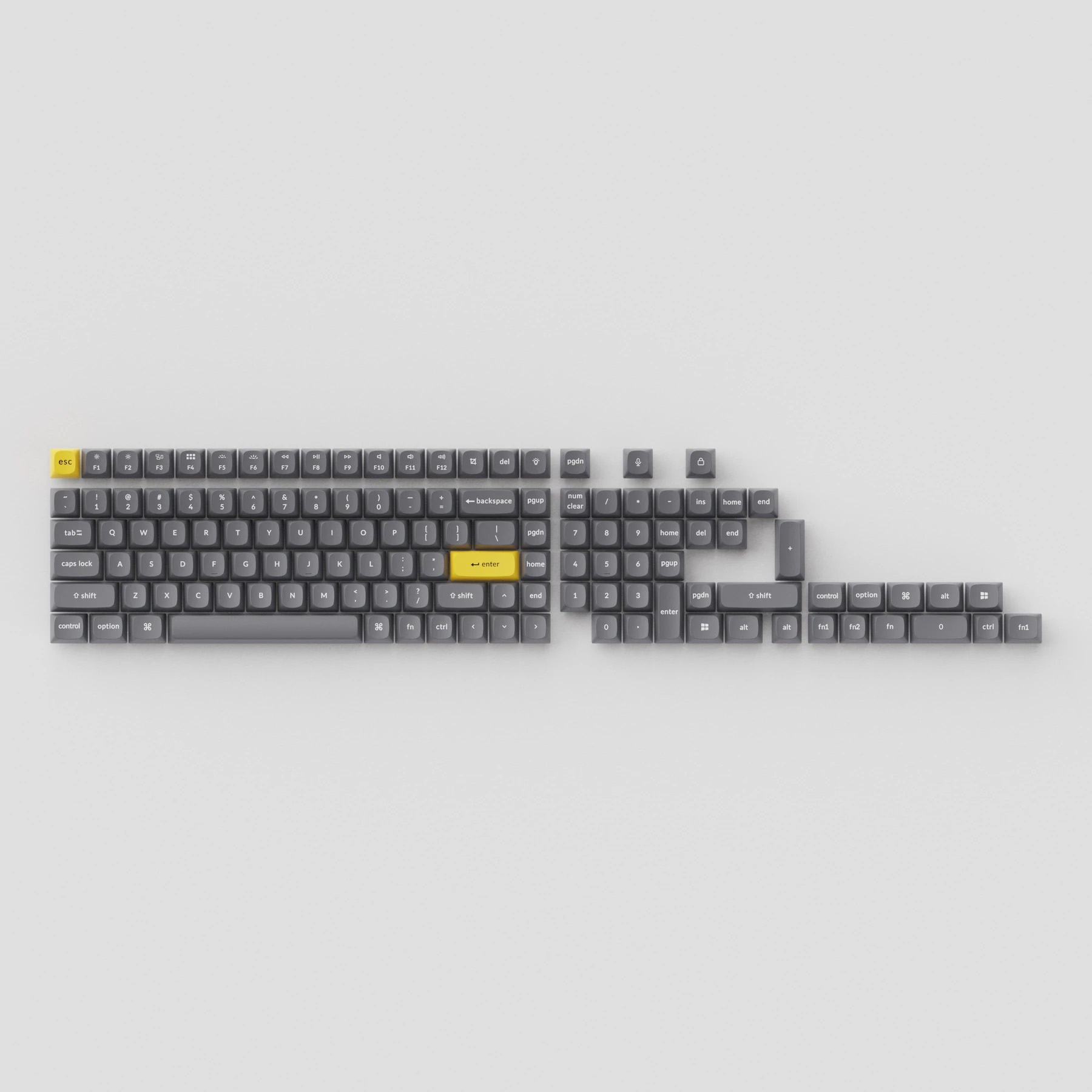 Nút Bàn Phím Cơ Keycap Keychron Double Shot PBT OSA